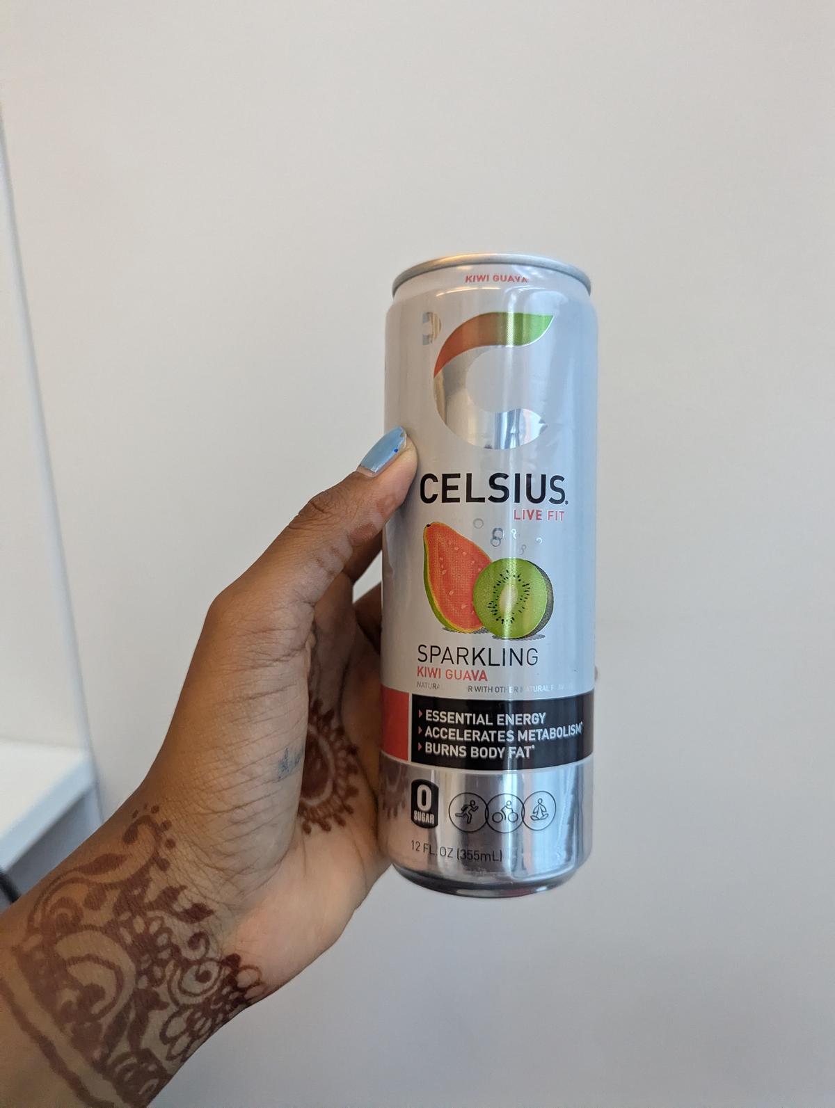Celsius Sparkling Drink Kiwi Guava — source product photograph