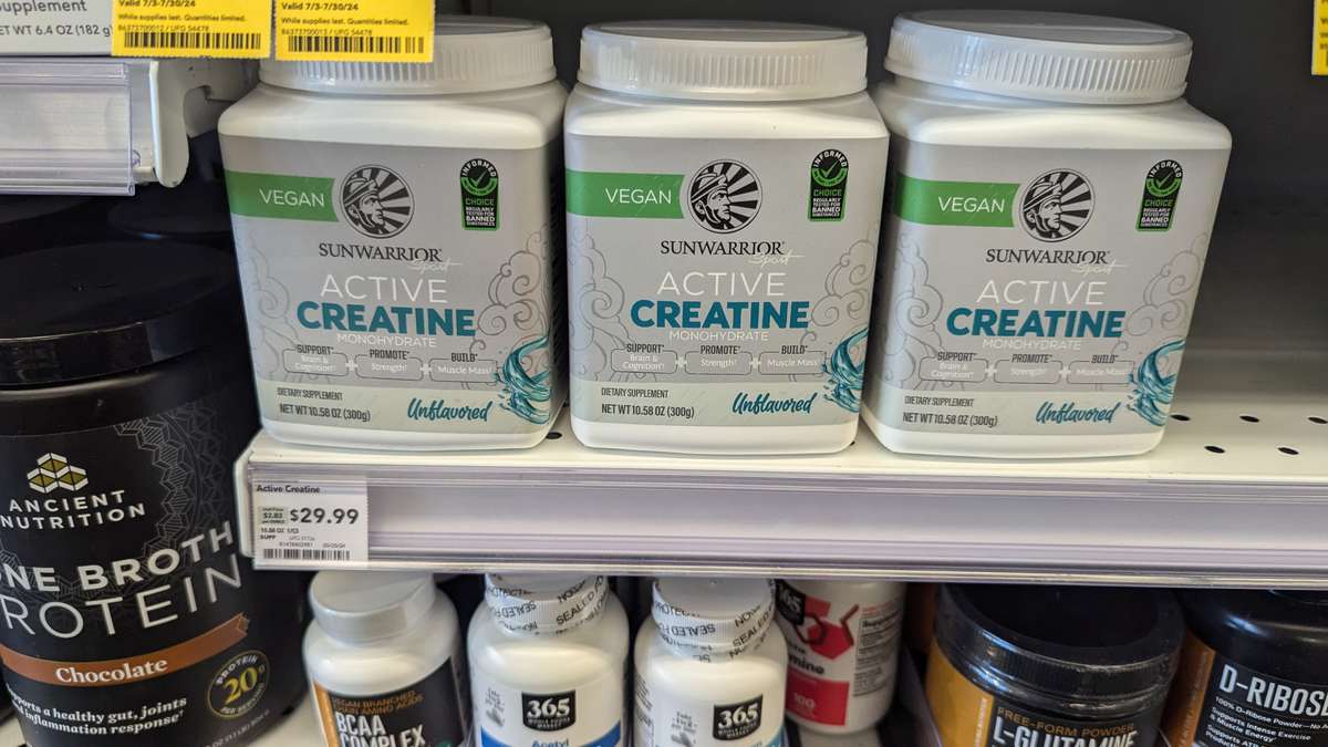 Sunwarrior Active Creatine Monohydrate Unflavored — source product photograph