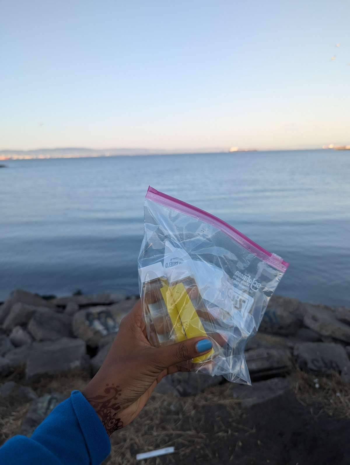 SF Bay Water — source product photograph
