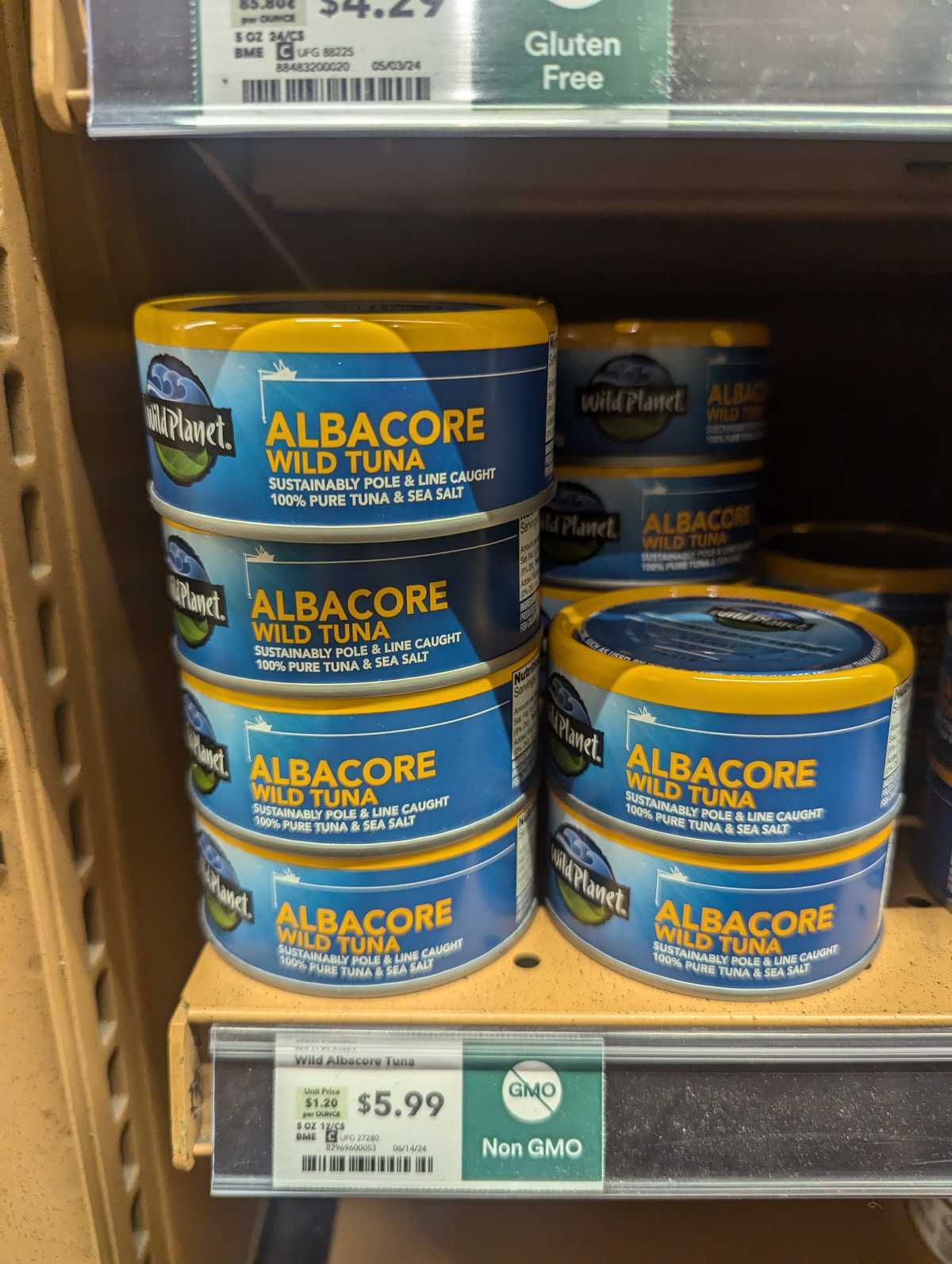 Wild Planet Albacore Wild Tuna — source product photograph
