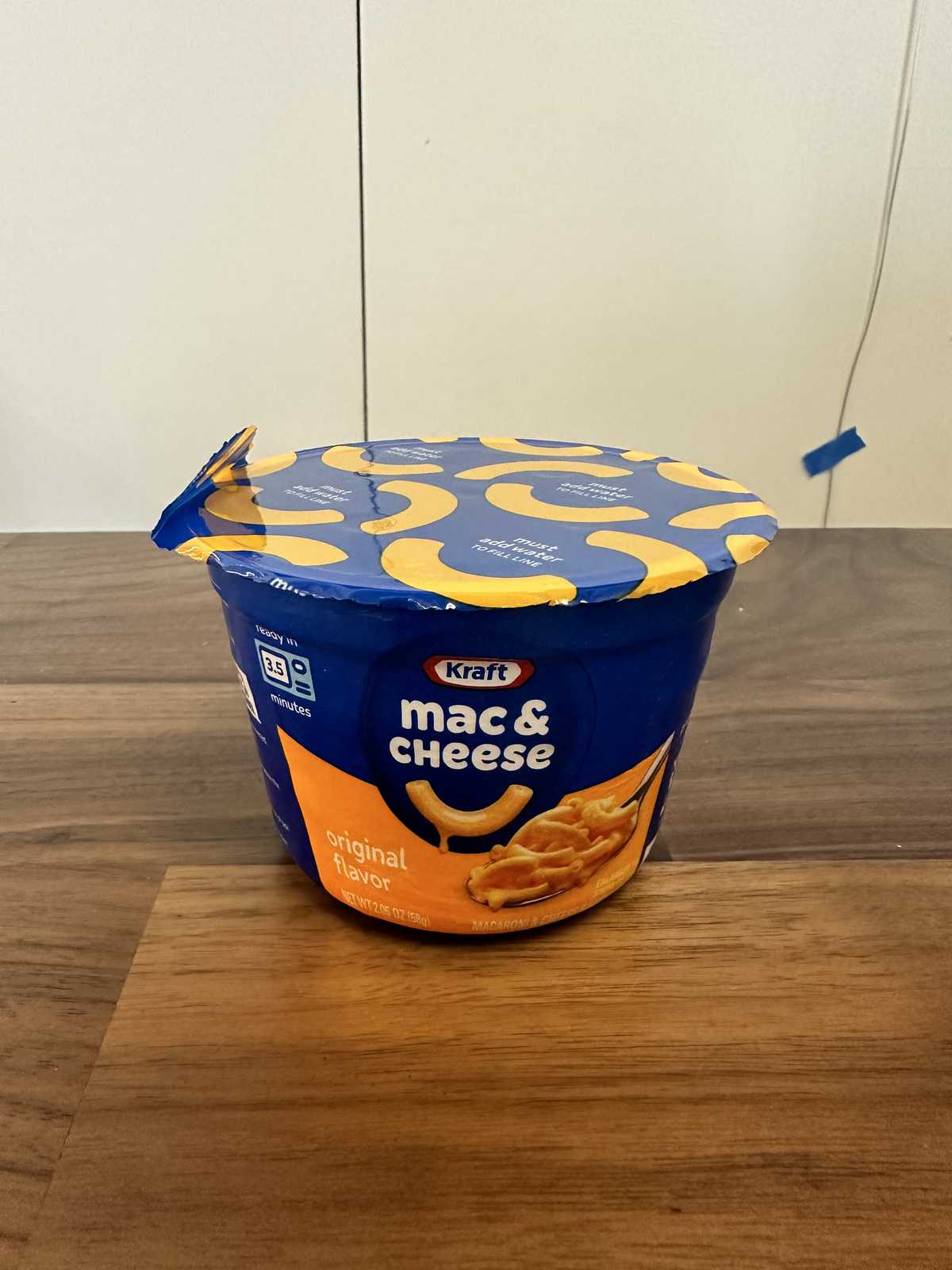 Kraft Mac & Cheese After Microwave — source product photograph