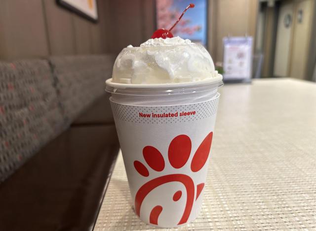 Chick-fil-A Vanilla Shake — source product photograph