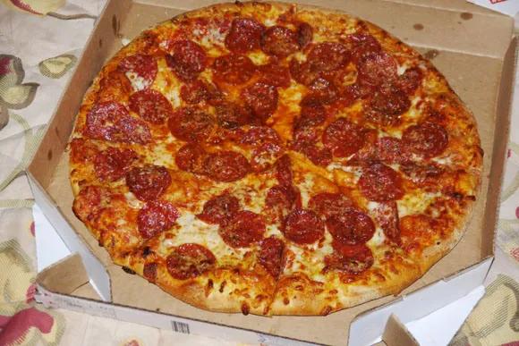 Dominos Ultimate Pepperoni Pizza — source product photograph
