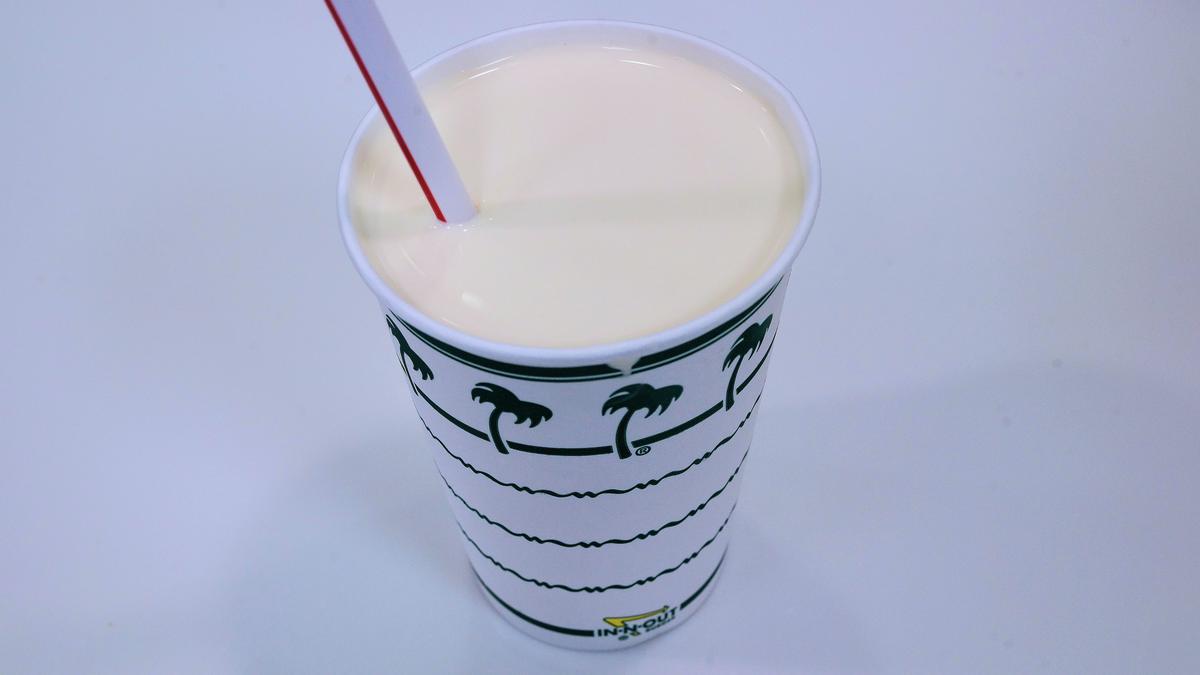 In-n-Out Vanilla Shake — source product photograph