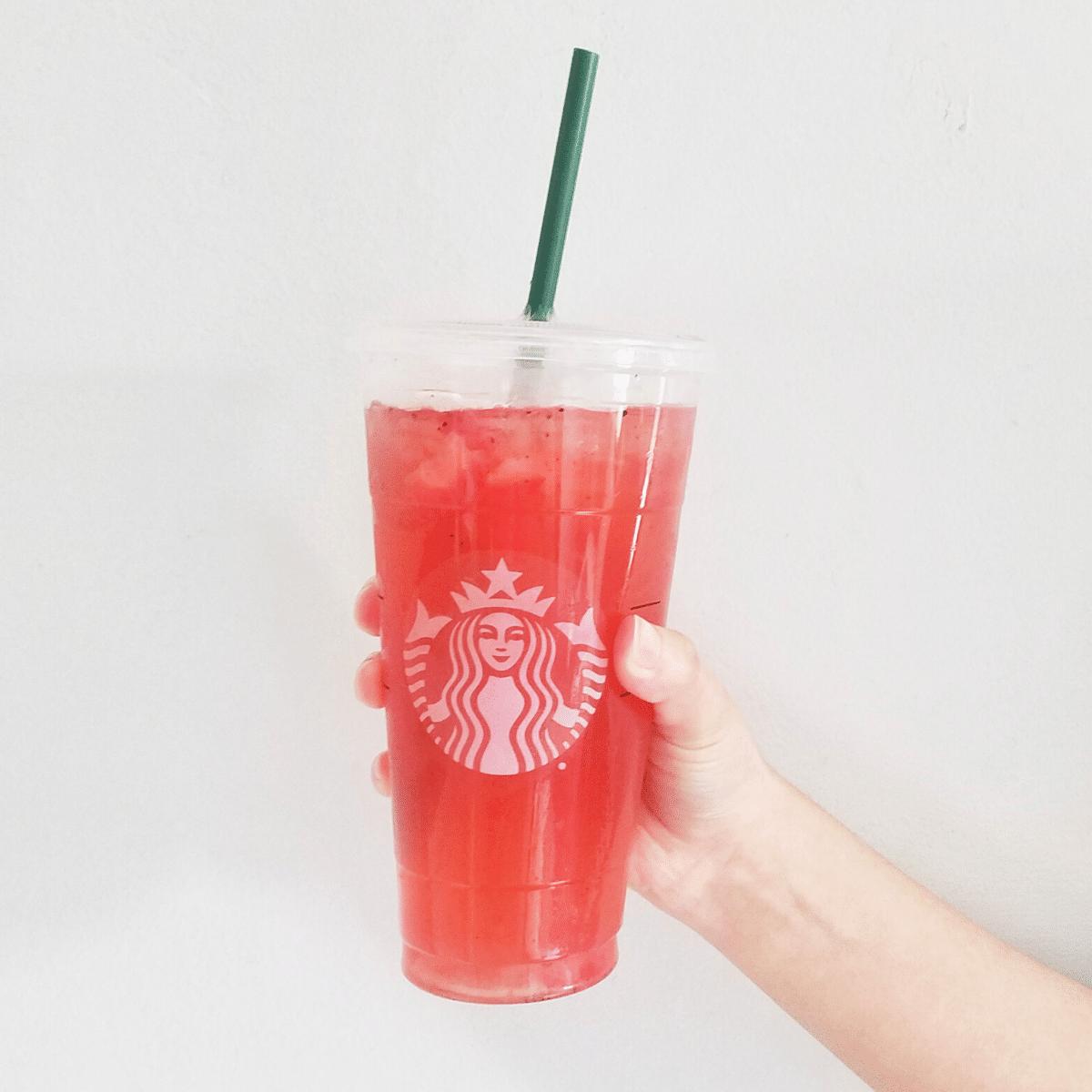 Starbucks Strawberry Acai Refresher — source product photograph