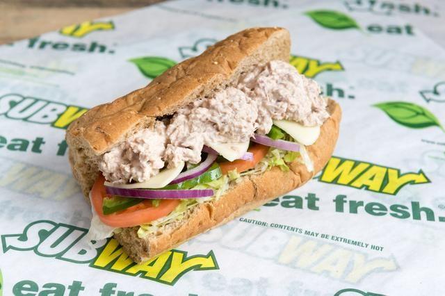 Subway Sub Tuna 6 Inch — source product photograph