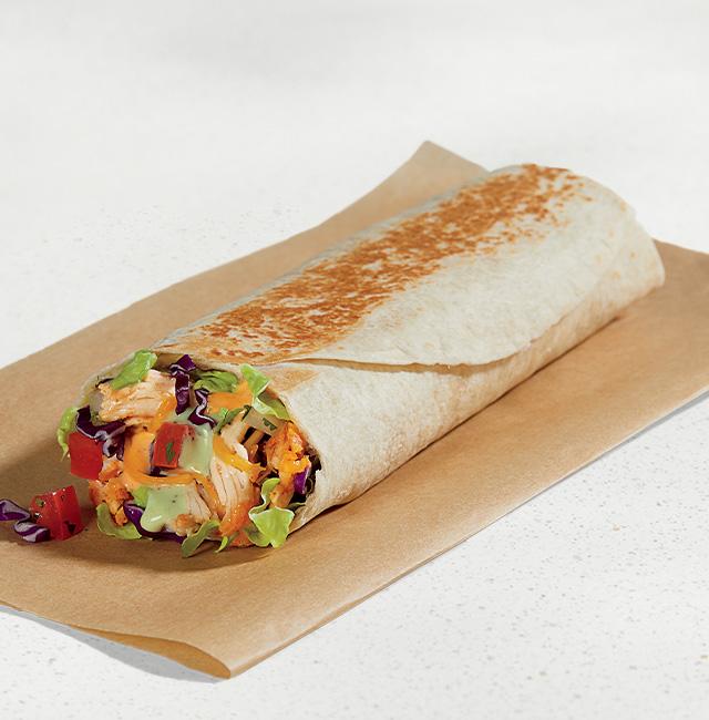 Taco Bell Cantina Chicken Burrito — source product photograph