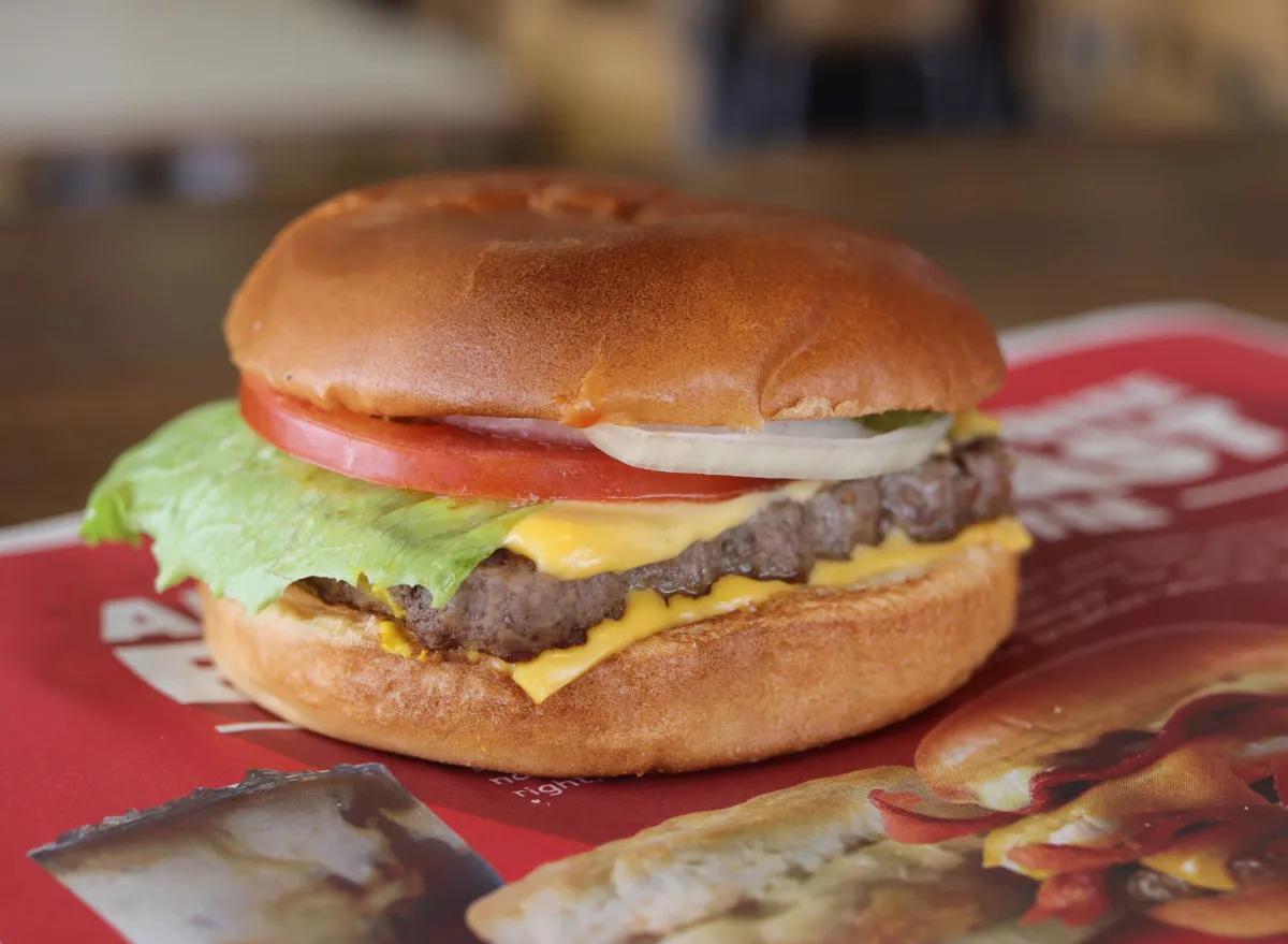 Wendy's Dave's Single with Cheese — source product photograph