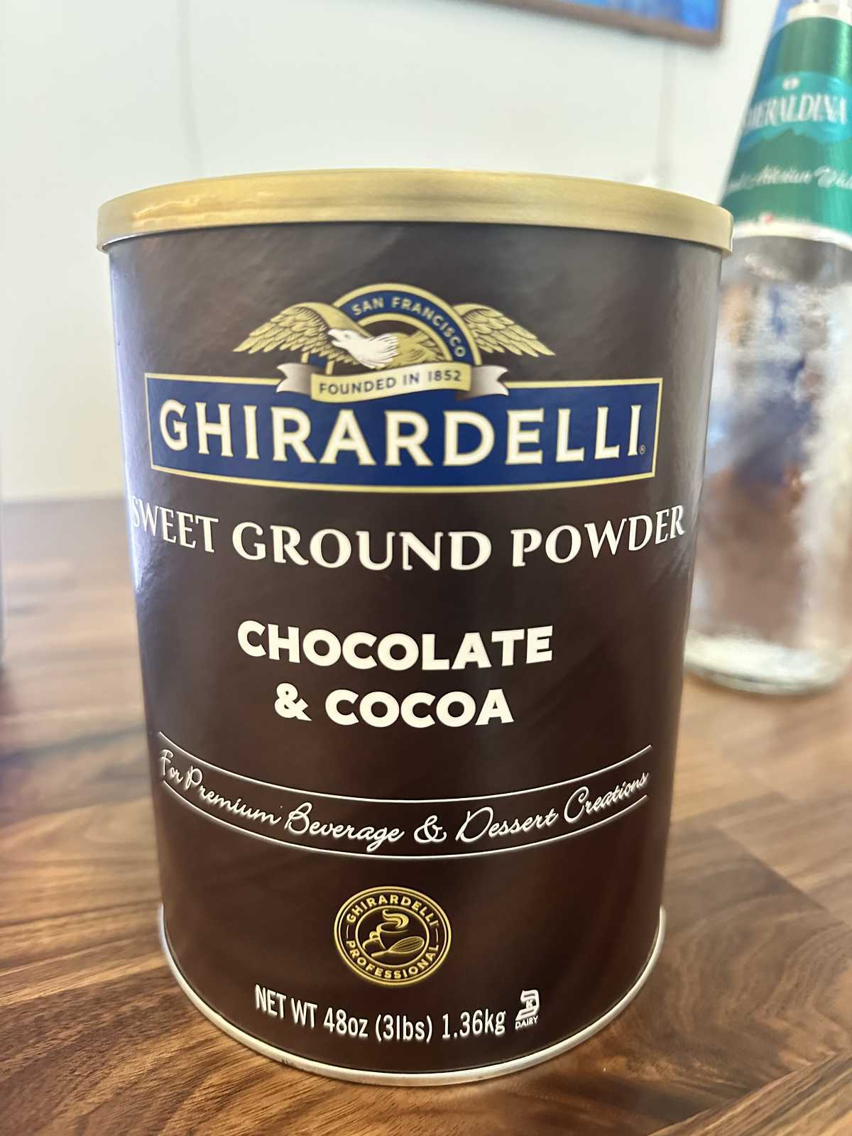 Ghirardelli Sweet Ground Powder Chocolate & Cocoa — source product photograph