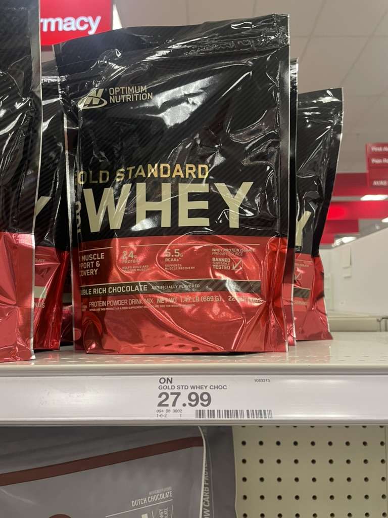 Optimum Nutrition Gold Standard 100% Whey Double Rich Chocolate — source product photograph