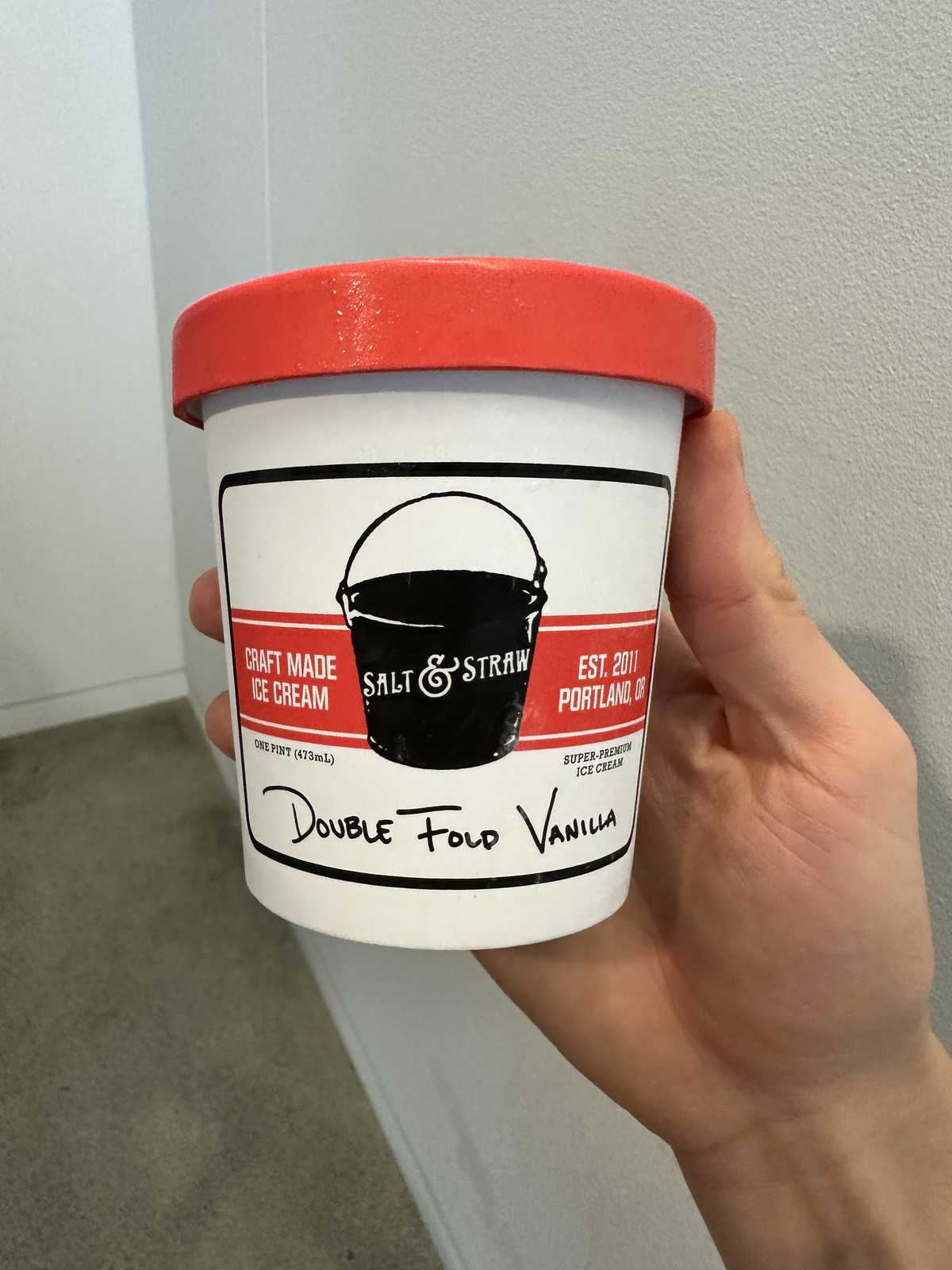 Salt & Straw Double Fold Vanilla Ice Cream — source product photograph