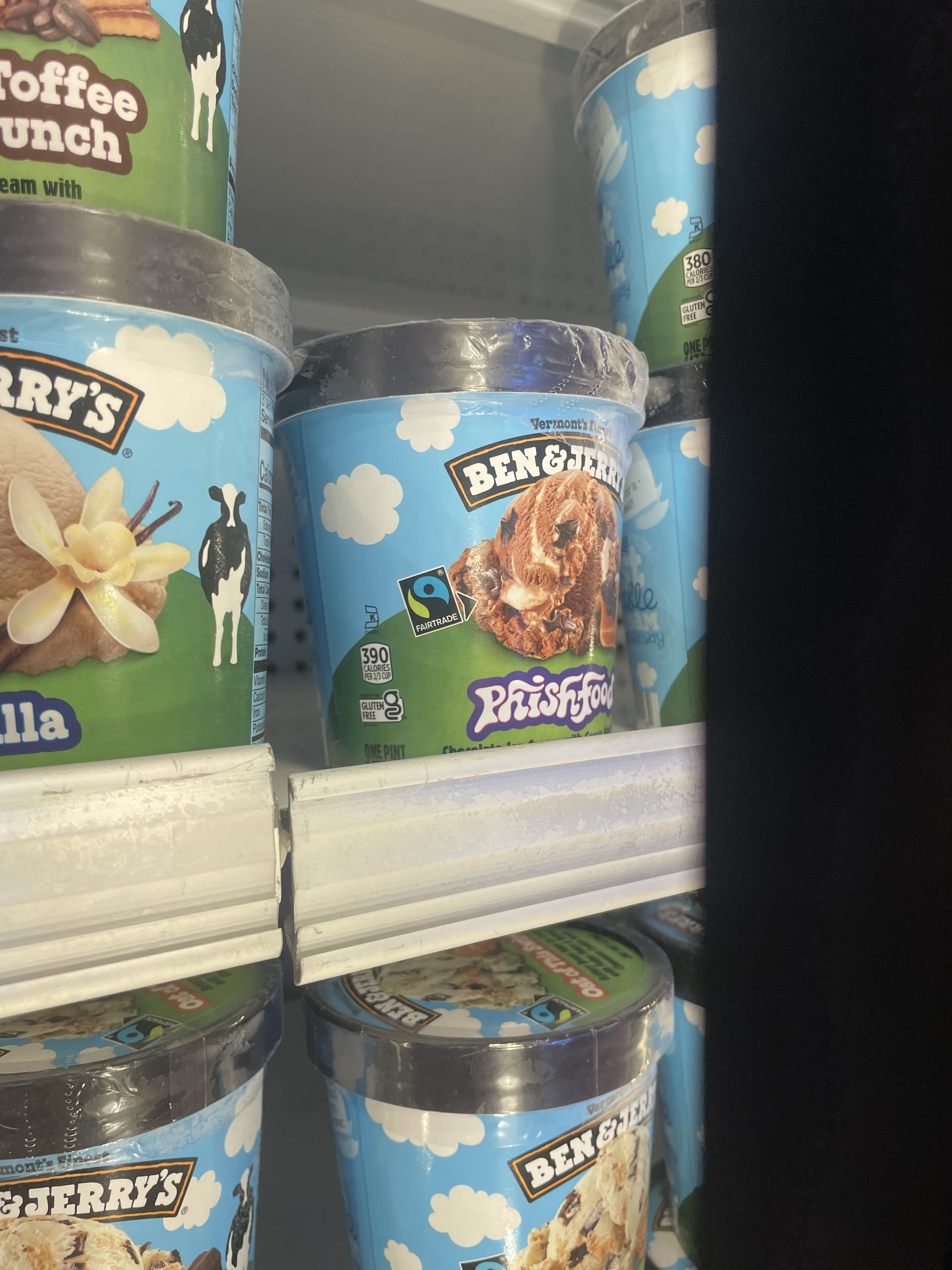 Ben & Jerry's Phish Food Ice Cream — source product photograph